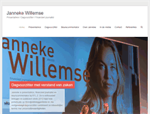 Tablet Screenshot of jannekewillemse.nl